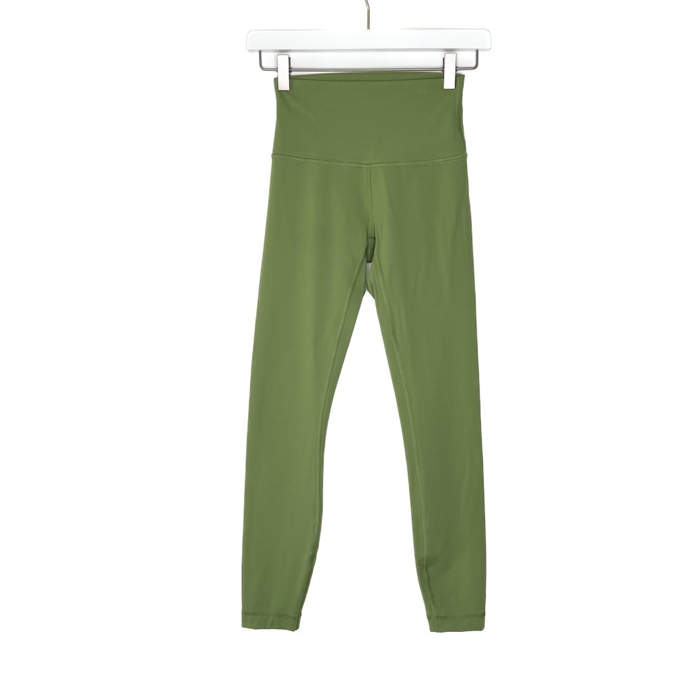 Lululemon Leggings Wunder Train High-Rise Tight 25" Green